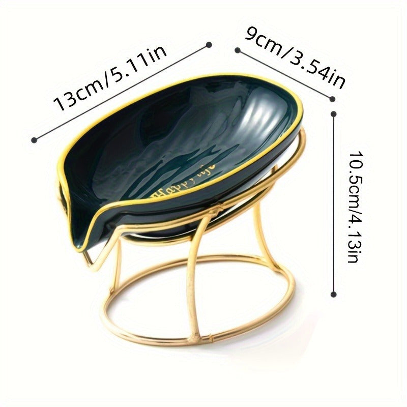 Stylish Drain Soap Saver: Space-Saving, No-Punch Installation, Water-Draining Design - Perfect for Bathroom & Kitchen, Keeps Soap Dry and Organized