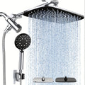 Luxury Dual Shower Head Set with Rainfall and Handheld Spray