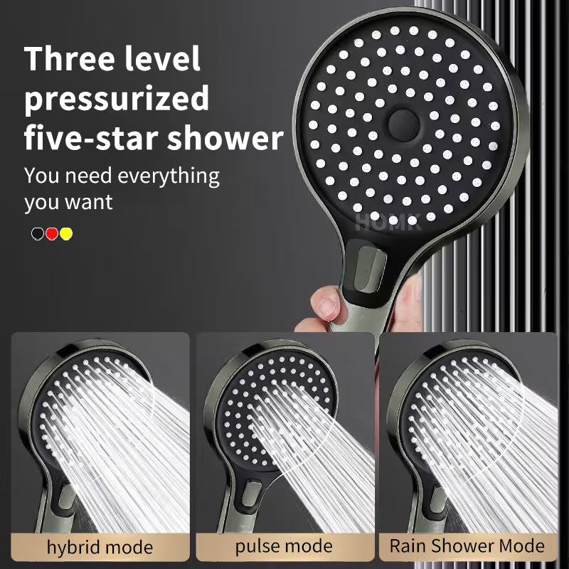 Ultra-high Pressure Shower Head, Enhanced Flow Shower Nozzle, Large-capacity Handheld Shower Set, Specially Designed for Showering,for Shower Use Only