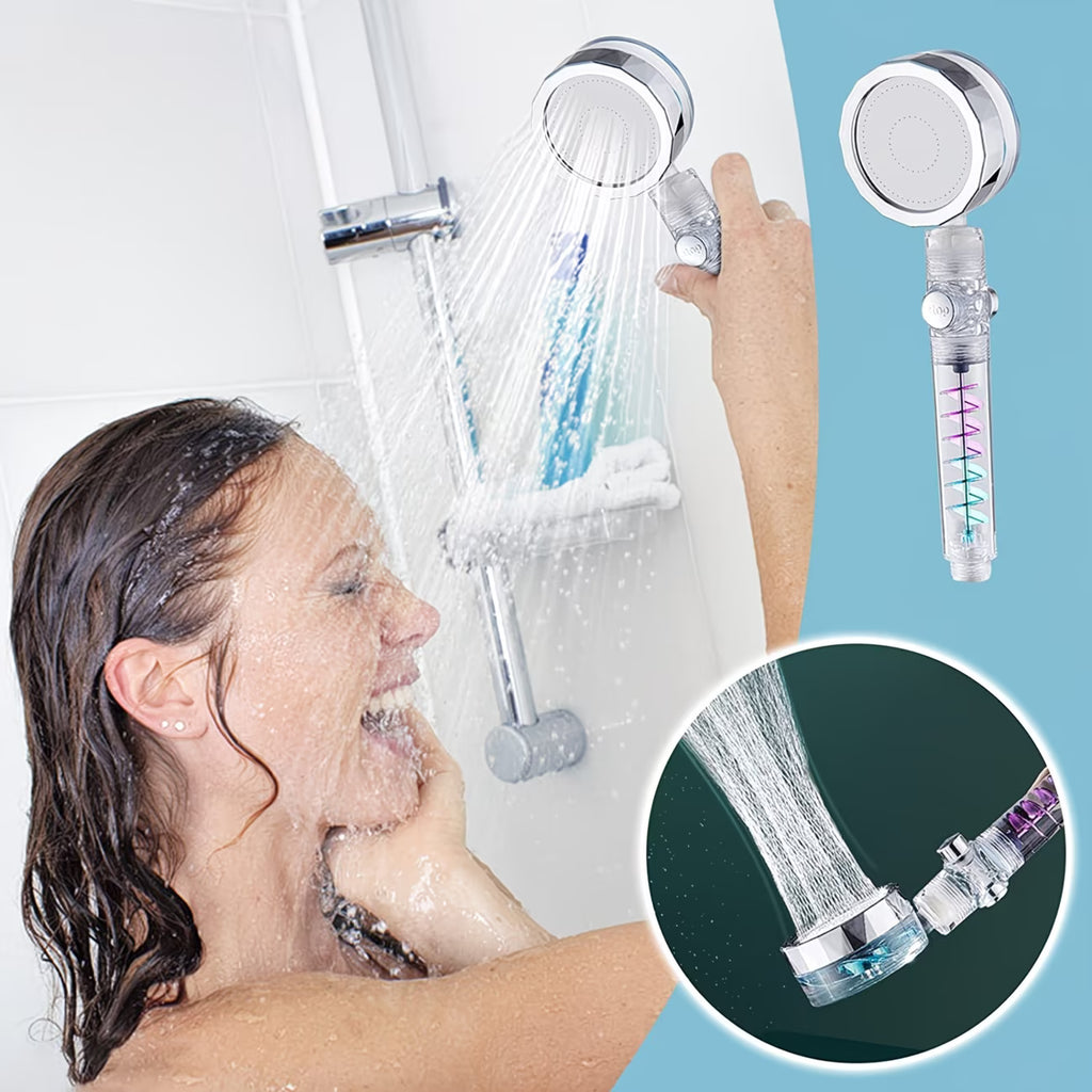Multi-Functional High-Pressure Shower Head | 6 Modes, One-Click Switch & Water-Saving, Powerful Rain Shower, Large-Sized with Handheld Shower Head, Quick Detachable/Rotating Lock/Cat Feet