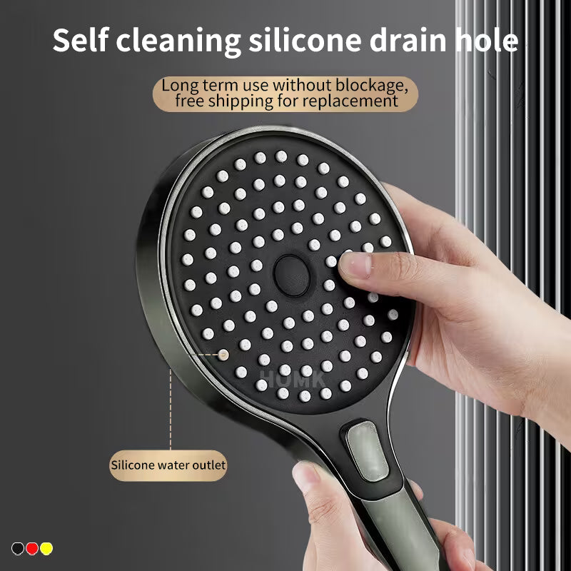 Ultra-high Pressure Shower Head, Enhanced Flow Shower Nozzle, Large-capacity Handheld Shower Set, Specially Designed for Showering,for Shower Use Only
