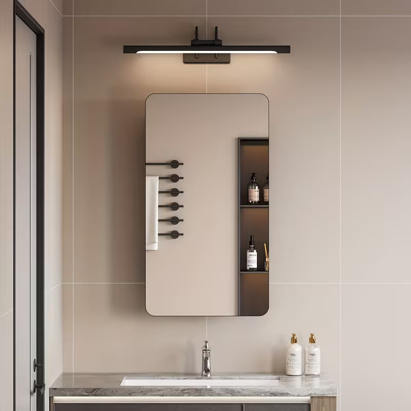 Large Modern Wall-Mounted Medicine Cabinet & Mirror - 20"W x 36"H Bathroom Mirror with Doors & Frame, Adjustable Shelves, Space-Saving Storage Unit, Stainless for or Commercial Use (Easy Installation)