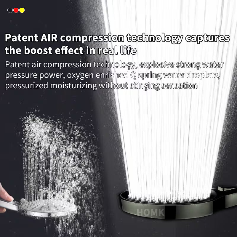 Ultra-high Pressure Shower Head, Enhanced Flow Shower Nozzle, Large-capacity Handheld Shower Set, Specially Designed for Showering,for Shower Use Only