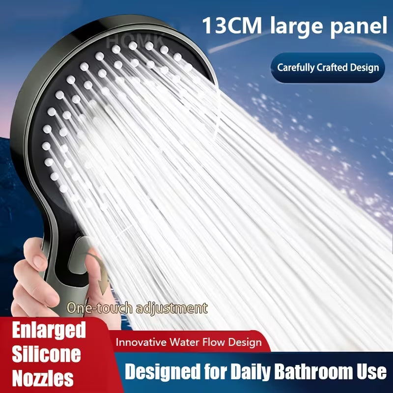 Ultra-high Pressure Shower Head, Enhanced Flow Shower Nozzle, Large-capacity Handheld Shower Set, Specially Designed for Showering,for Shower Use Only