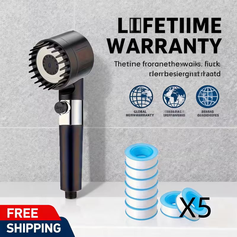 The New Value Set of Six Shower Heads from Sunset Town Has Been Upgraded to Enhance Your Bathing Experience with Massage And Pressure Boost, Making It a Perfect Gift for Family Or Loved Ones