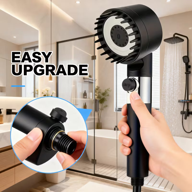 The New Value Set of Six Shower Heads from Sunset Town Has Been Upgraded to Enhance Your Bathing Experience with Massage And Pressure Boost, Making It a Perfect Gift for Family Or Loved Ones